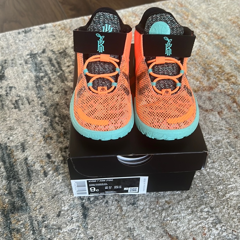 In like new condition and only worn inside.